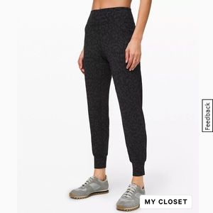 Lululemon align joggers, formation camo deep coal multi, size 8